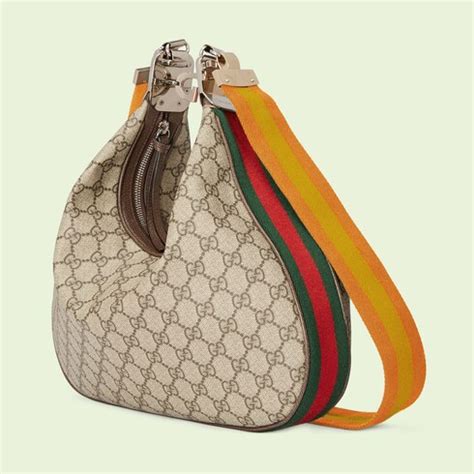 gucci attache medium shoulder bag|gucci large shoulder handbags.